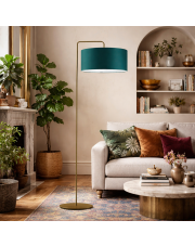 Lampa podłogowa butelkowa zieleń BOLIVIA lampa stojąca do salonu