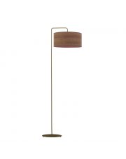 Nowoczesna lampa stojąca do sypialni BOLIVIA ECO z forniru
