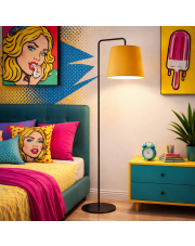 Lampa stojąca musztardowa RIJAD