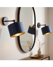Kinkiet regulowany nad lustroTETE GOLD w stylu glamour