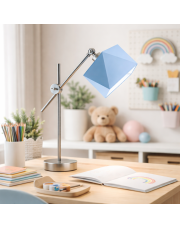 Niebieska lampka na biurko dla chłopca BELO 