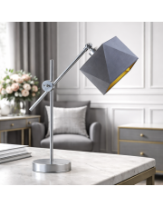 Skandynawska lampka biurkowa na wysięgniku BELO GOLD