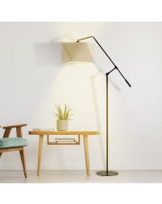 Regulowana lampa stojąca do czytania w salonie COLMA