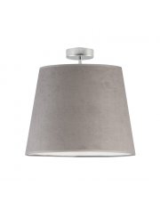 Nowoczesna lampa sufitowa do kuchni KAIR VELUR - kolor szary