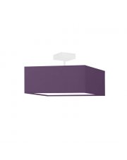 Designerska lampa wisząca  ALBA - kolor fioletowy/biały  2xE27