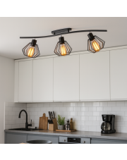 Lampa sufitowa RYGA LOFT 3-punktowa – nowoczesna lampa w stylu loftowym