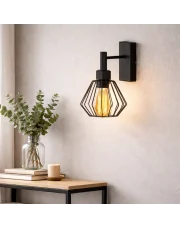 Czarny kinkiet loftowy SLIGO LOFT