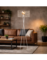 Lampa stojąca loftowa czarna LIXA LOFT