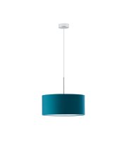 Elegancka lampa wisząca do salonu SINTRA fi - 40 cm - kolor morski