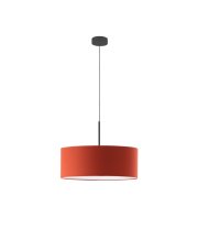 Designerska lampa wisząca do sypialni SINTRA fi - 50 cm - kolor rdzawy 