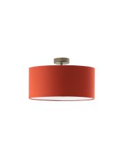 Nowoczesny plafon LED do salonu WENECJA fi - 40 cm - kolor rdzawy