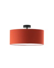 Lampa sufitowa z abażurem WENECJA fi - 50 cm - kolor rdzawy
