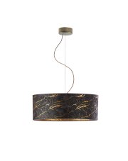 Lampa wisząca nad stół z możliwością regulacji HAJFA MARMUR fi - 50 cm - kolor biały