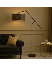 Lampa podłogowa z regulowanym ramieniem do czytania LIBERIA MARMUR