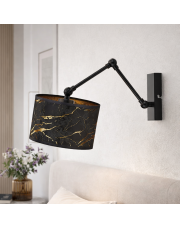 Regulowany kinkiet ścienny z przegubem TULON MARMUR