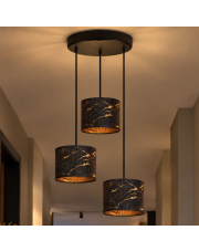 Trzypunktowa lampa wisząca do kuchni PUEBLO MARMUR