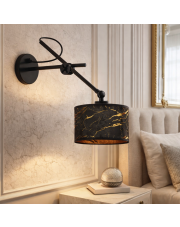 Kinkiet na wysięgniku HAMILTON MARMUR z abażurem