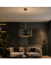 Minimalistyczna lampa sufitowa do salonu SINTRA MARMUR fi - 30 cm