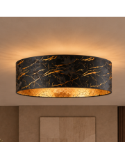 Duża designerska lampa sufitowa z abażurem 80 cm do salonu MEDINA MARMUR fi - 80 cm