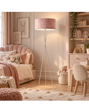 Lampa stojąca w stylu vintage PARYŻ VELUR