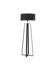 Lampa podłogowa do salonu w stylu glamour MOSS VELUR