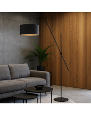 Elegancka lampa stojąca na wysięgniku do salonu BILBAO VELUR