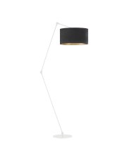 Elegancka lampa stojąca z regulowanym ramieniem do salonu BARI VELUR