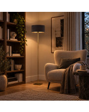 Mała lampa stojąca do salonu MEKSYK VELUR 
