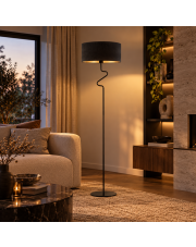 Lampa podłogowa w stylu glamour MORONI VELUR