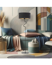 Lampa podłogowa w stylu glamour MORONI VELUR