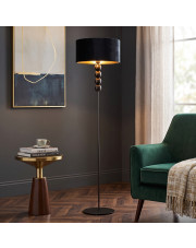 Elegancka lampa podłogowa z dekoracyjnymi kulami BERMUDY VELUR