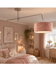 Lampa na wysięgniku ruchomym RIO VELUR w stylu glamour