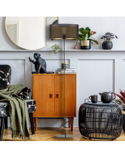 Designerska lampa podłogowa do salonu JERSEY AŻUR