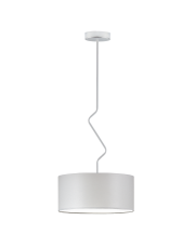 Skandynawska lampa sufitowa z abażurem LOZANNA fi - 40 cm 