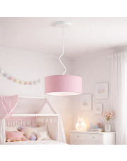 Różowa lampa wisząca do pokoju dziewczynki LOZANNA fi - 40 cm 