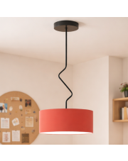 Czarny żyrandol do kuchni LOZANNA fi - 40 cm 