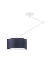 Biała lampa sufitowa na wysięgniku NEWA