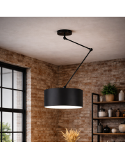 Lampa sufitowa sufitowa z regulowanym ramieniem NEWA
