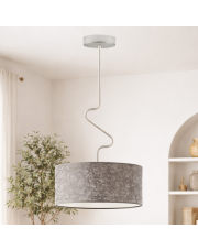 Designerski żyrandol z abażurem LOZANNA fi - 40 cm 