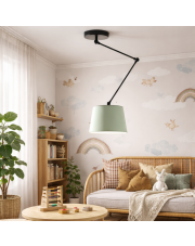 Dziecięca lampa sufitowa z ruchomym ramieniem JUMA lampa sufitowa z regulowanym wysięgnikiem
