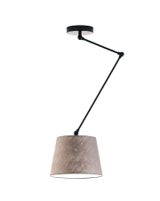 Designerska lampa wisząca z regulowanym ramieniem JUMA