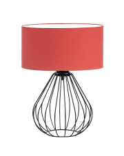 Nowoczesna lampka nocna do sypialni LUKKA lampka nocna z drucianym stelażem