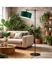 Nowoczesna lampa stojąca do czytania na regulowanym ramieniu MELTON