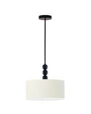 Srebrna lampa sufitowa z kulami SALAMANCA 