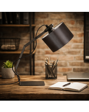 Nowoczesna lampka stołowa do czytania HAGA nowoczesna metalowa lampka biurkowa