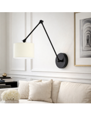 Designerski kinkiet regulowany do czytania TESNUS kinkiet z regulacją kąta światła