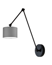 Długi kinkiet do czytania z regulowanym ramieniem TESNUS w stylu skandynawskim