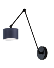 Lampa ścienna na długim wysięgniku TESNUS kinkiet nad łóżko regulowany