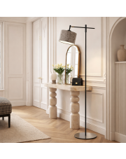 Designerska lampa podłogowa z regulowanym ramieniem SERES