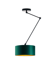 Metalowa lampa sufitowa z 3 przegubami NEWA GOLD